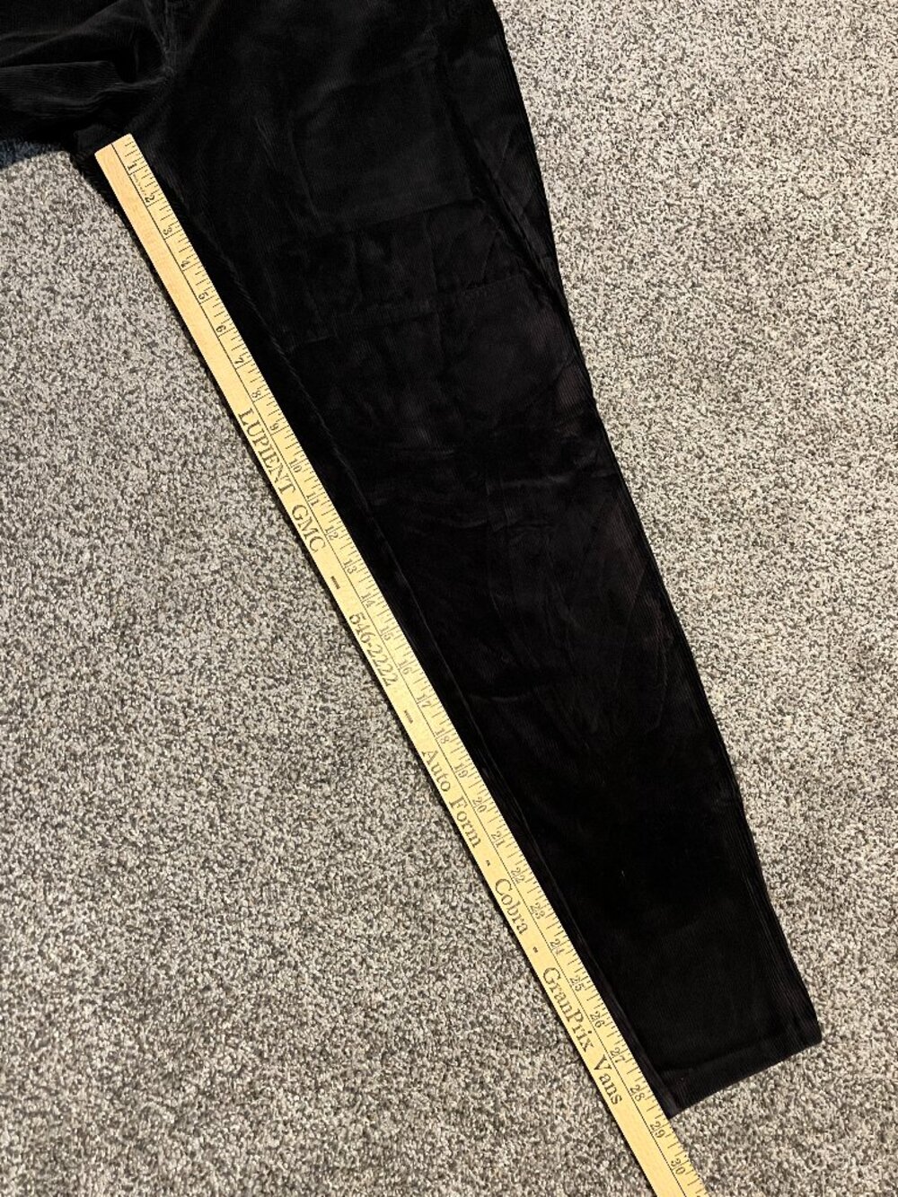 HUE XXL Corduroy Jegging Leggings - Black - Picture 8 of 10